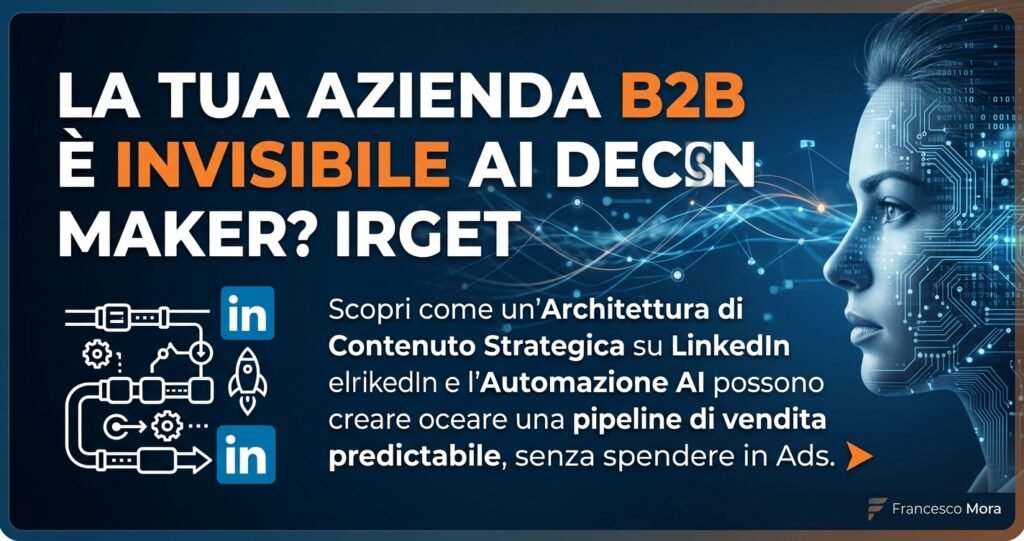 Architettura di Contenuto B2B: Come Generare Pipeline Qualificata su LinkedIn Senza Spendere in Ads gemini generated image v90rj7v90rj7v90r.jpg